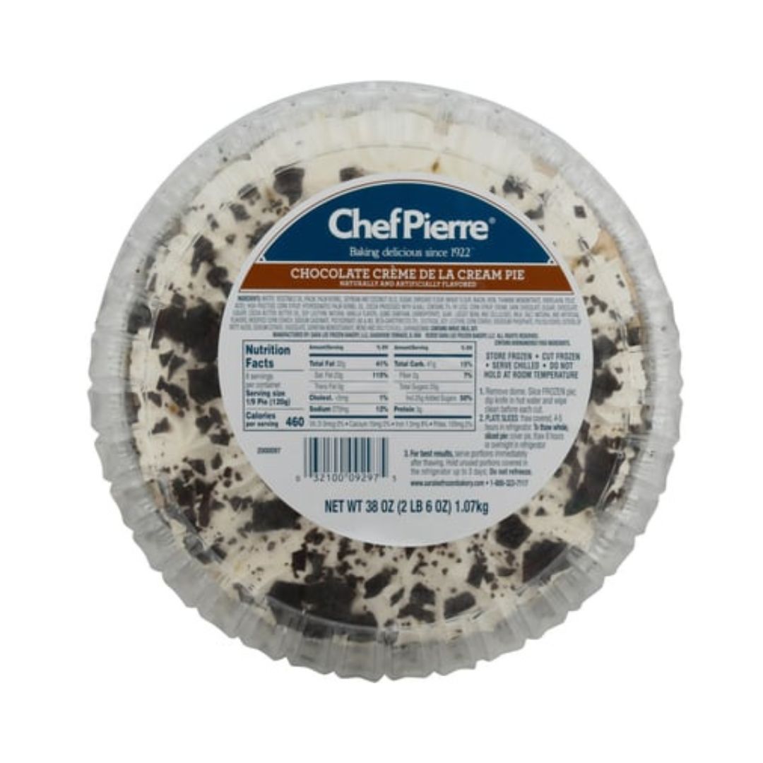 CHEF PIERRE PIE 10" CREAM CHOCOLATE MINT 39OZ / 4