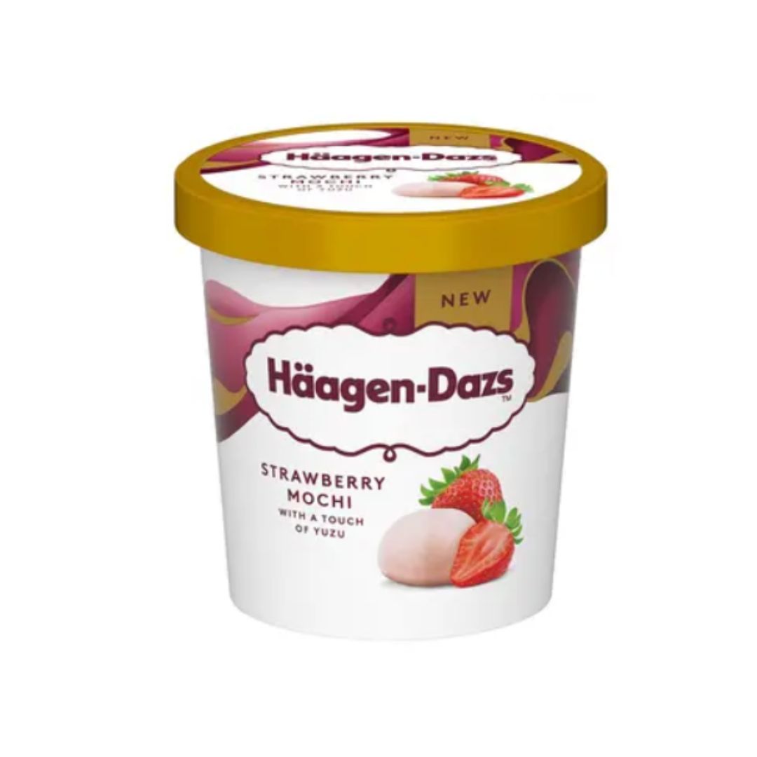 Haagen Dazs PINT STRAWBERRY MOCHI 420ML X 8