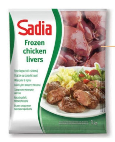 SADIA FROZEN CHICKEN LIVERS 10/1KG