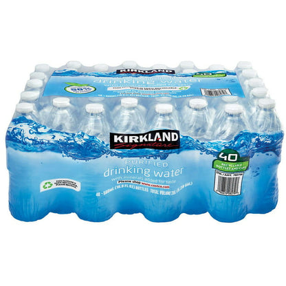KIRKLAND WATER 40 PK / 16.9Z