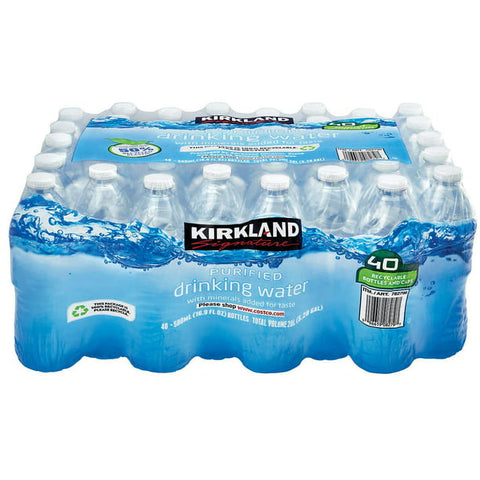 KIRKLAND WATER 40PK / 16.9Z