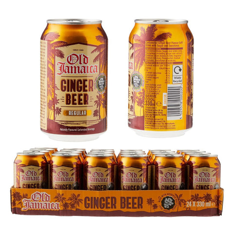Old Jamaica Ginger Beer Soft Drinks 330 ml Pack of 24