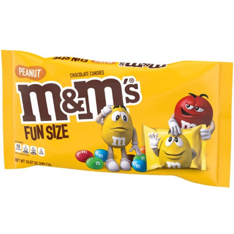 M&M's Chocolate Candies, Peanut, Fun Size 10.53Z / 16CT