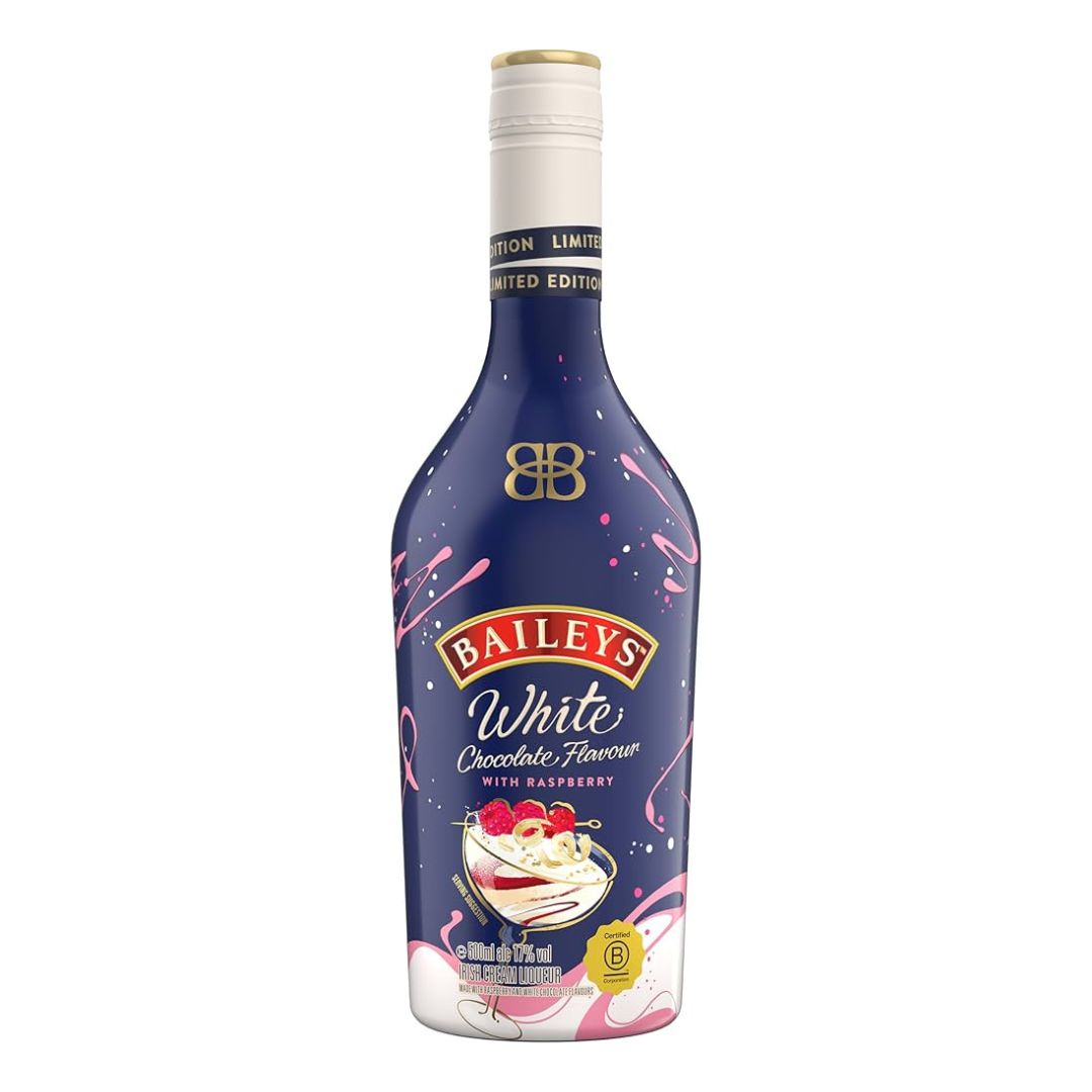 BAILEYS WHITE CHOCOLATE WITH RASPBERRY 500ML / 6