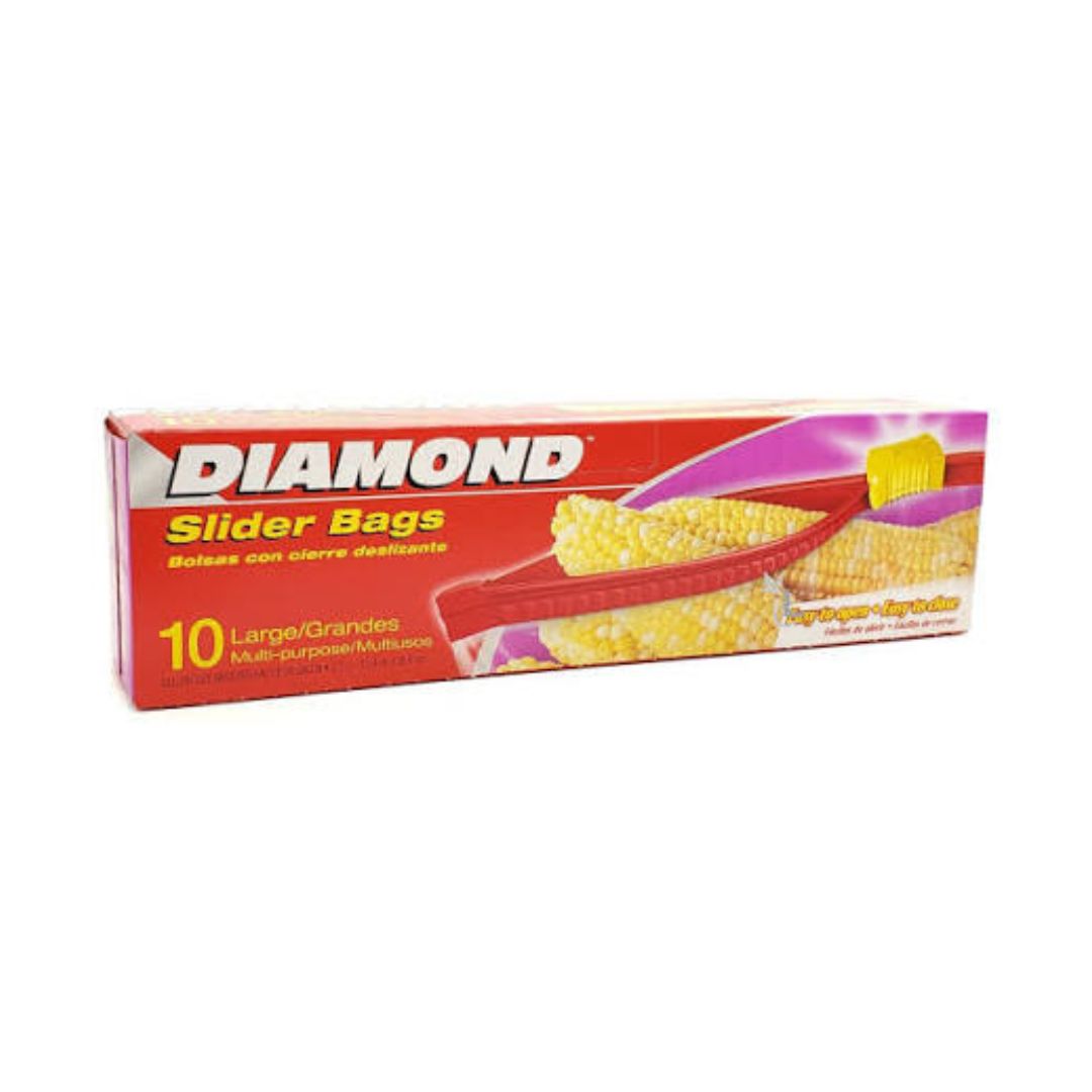 DIAMOND SLIDER BAG GALLON 12 / 10CT