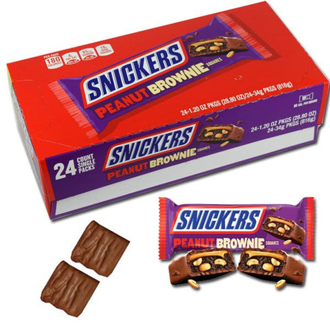 Snickers Peanut Brownie 24 Count / 1