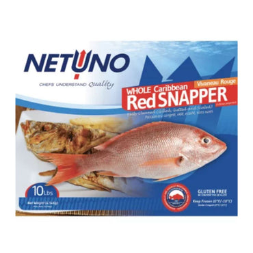 NETUNO RED SNAPPER WGGS .75-1LB/  10 CASE