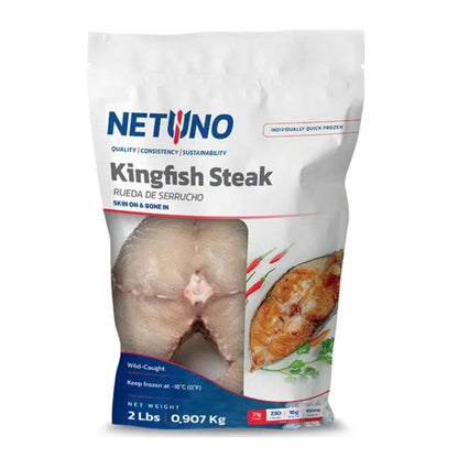 KINGFISH STEAK 5-8OZ / 10LBCS x 1