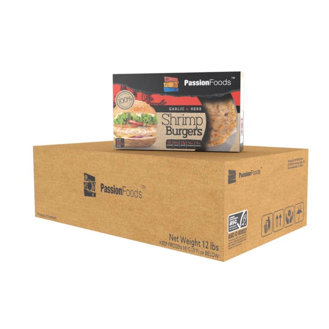 NETUNO SHRIMP BURGER 4OZ/  12