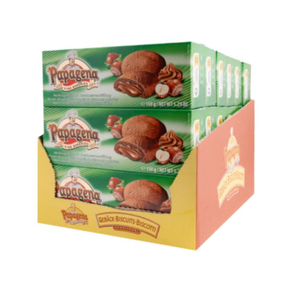 Papagena Biscuits Met Hazelnootcremevulling 150 Gr x 18