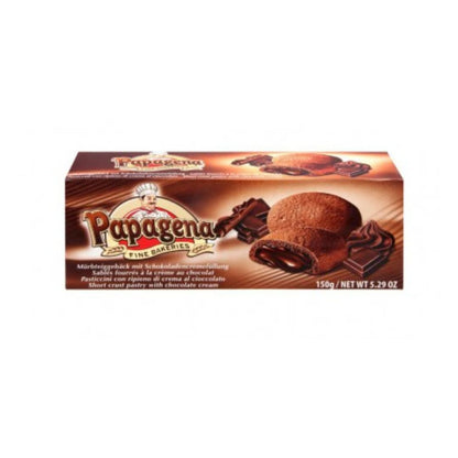 PAPAGENA BISCUITS MET CHOKOCREMEVULLING 150 Grams