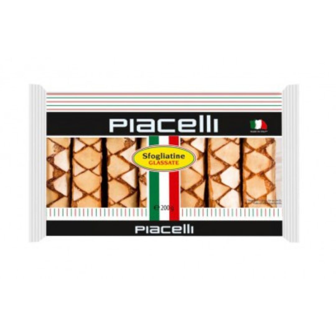 PIACELLI SFOGLIATINE GLASSATE 200 grams