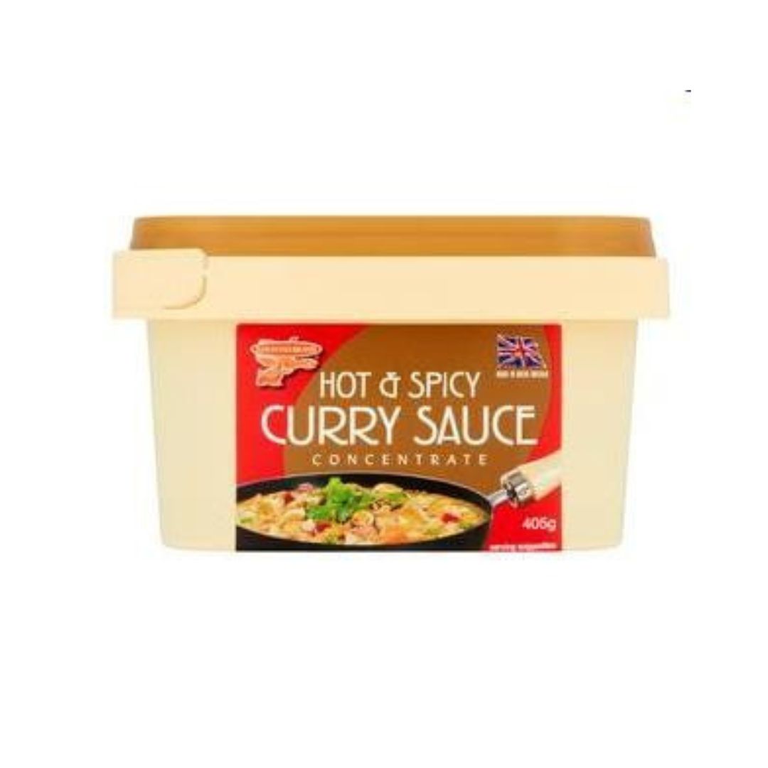 GOLDFISH HOT & SPICY CURRY SAUCE MIX 405GR / 12