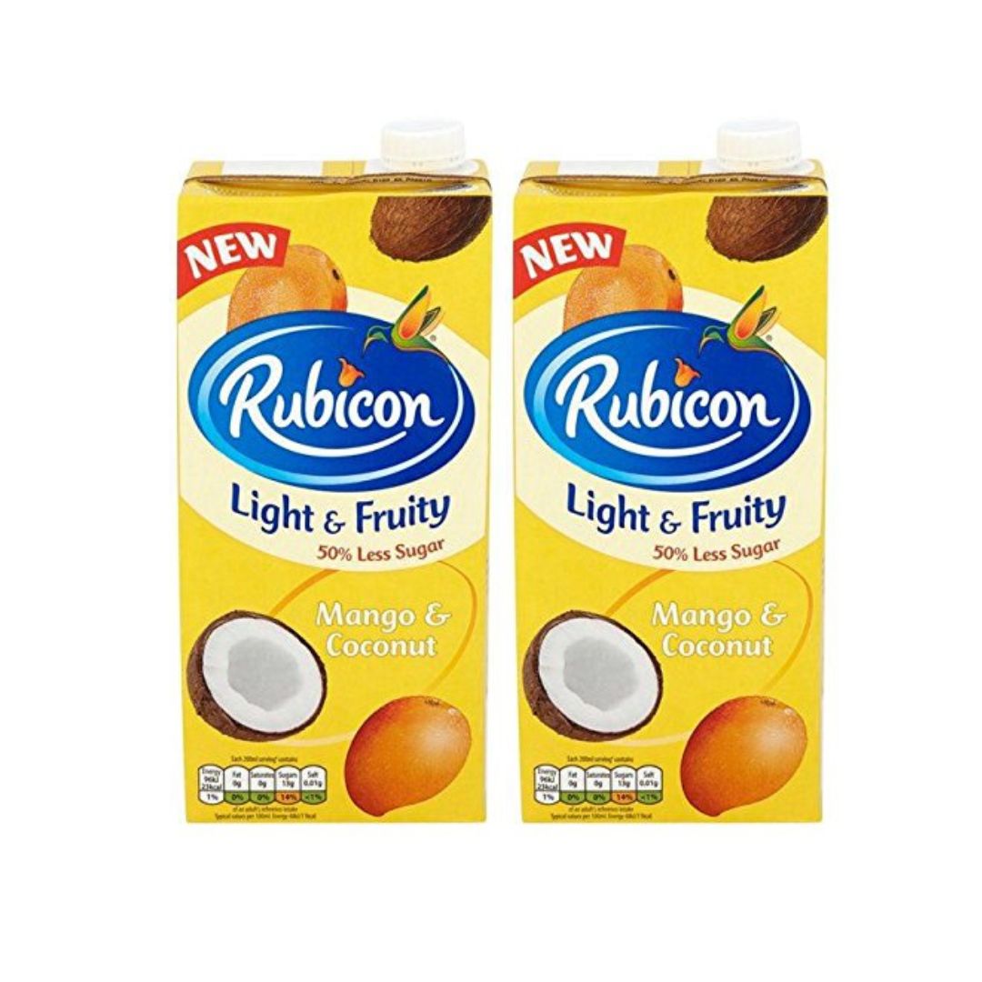 Rubicon Light & Fruity Mango & Coconut Drink 1 Liter