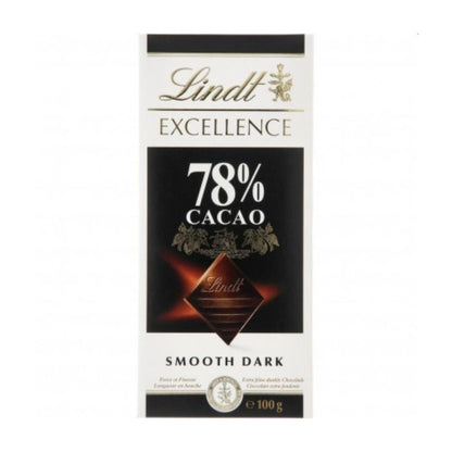 LINDT EXCELLENCE 78% CACAO 100GR / 20