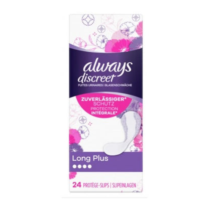 Always Discreet Pantyliners Neutral LONG+ 24ST