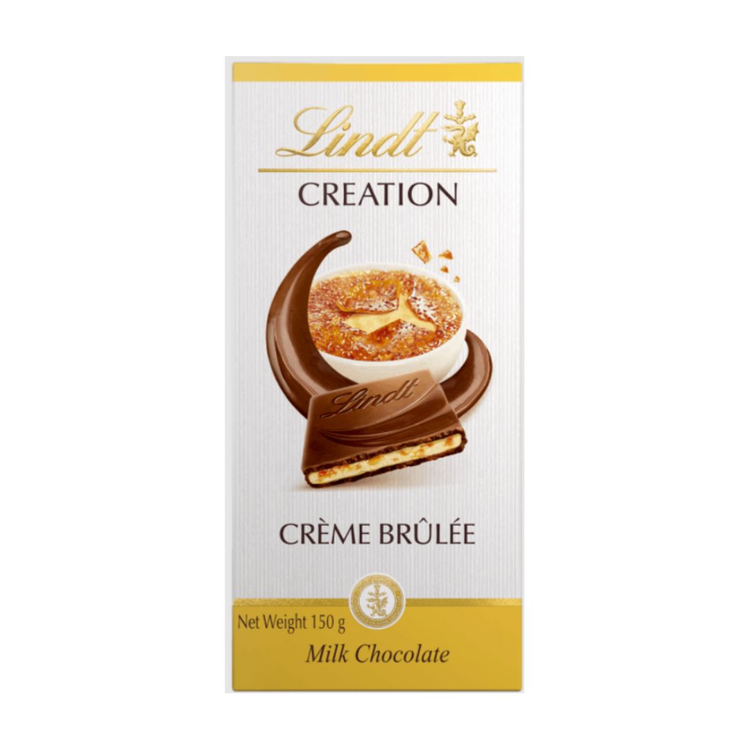 LINDT CREATION CREME BRULEE 150GR / 14