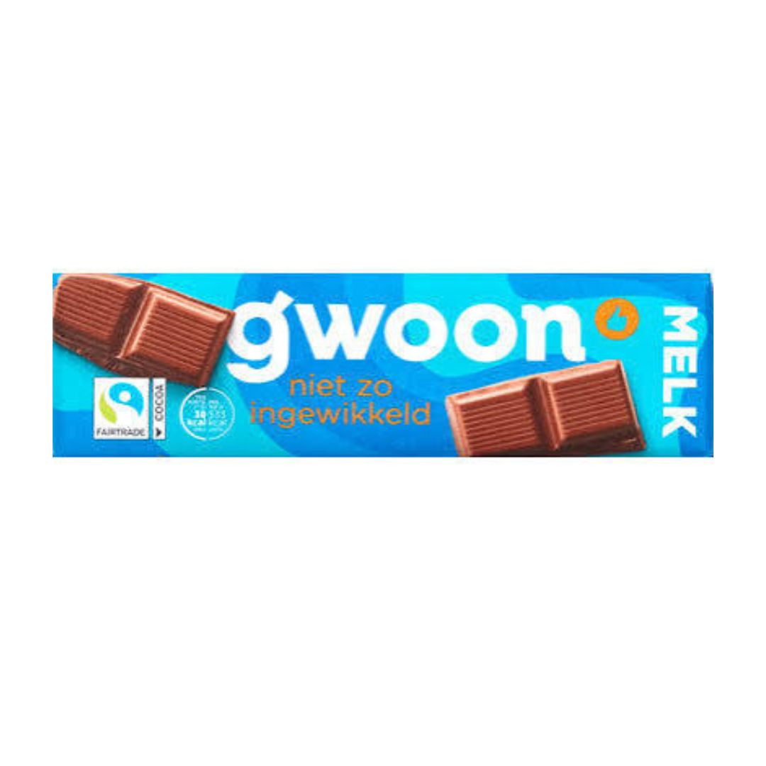 GWOON MILK CHOCO BAR 100GR/20