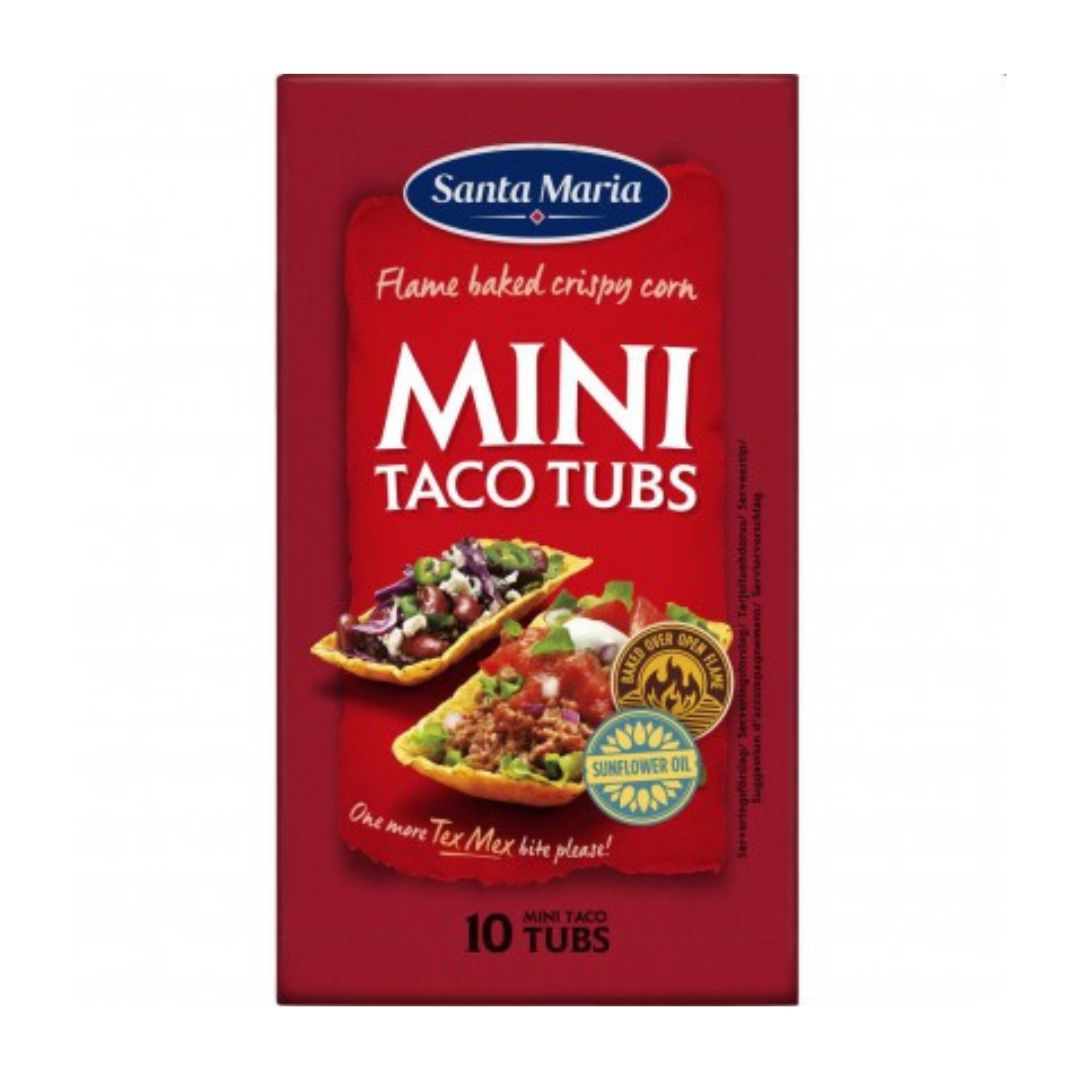 SANTA MARIA MINI TACO TUBS 10ST / 14