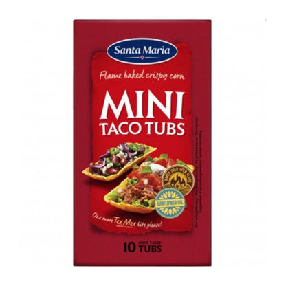 SANTA MARIA MINI TACO TUBS 10ST / 14