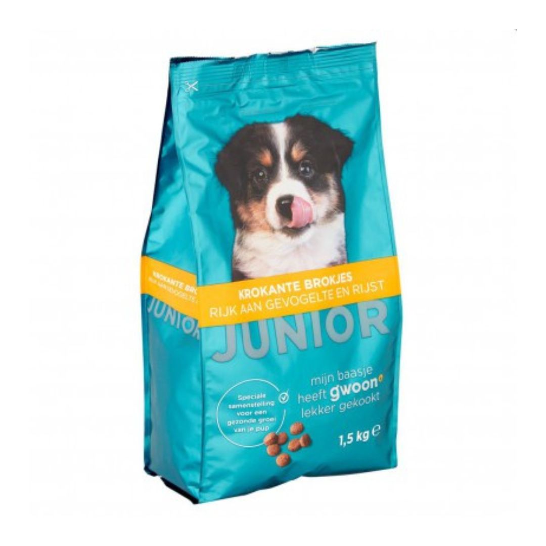 Gwoon Dog Junior Chunk Poultry 1500GR / 3