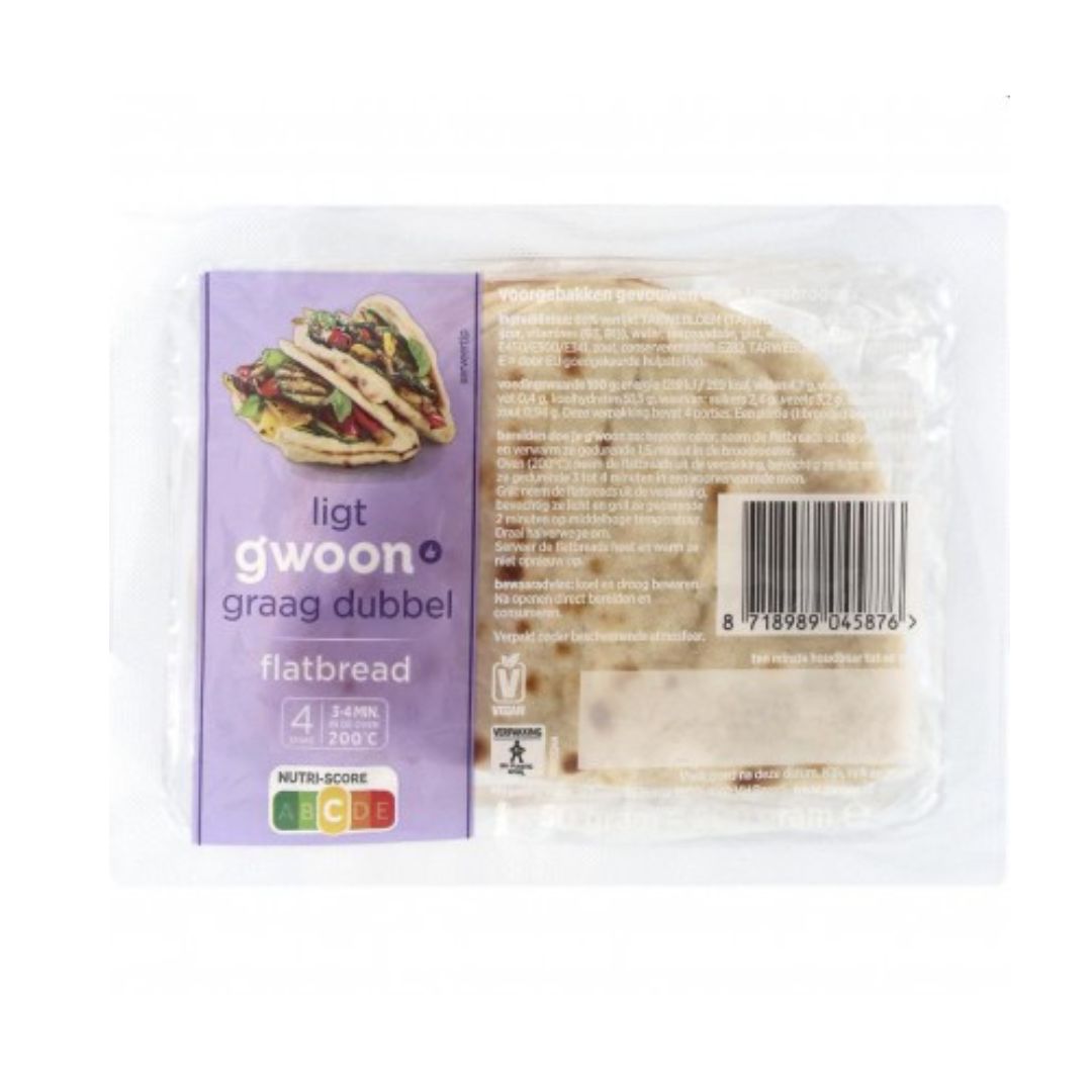 G'WOON FLATBREAD 200GR / 8
