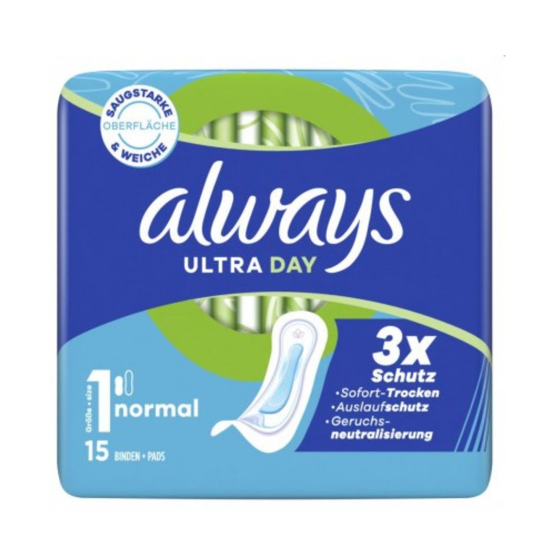Always Ultra Day pads Normal Size 1 15ST/16
