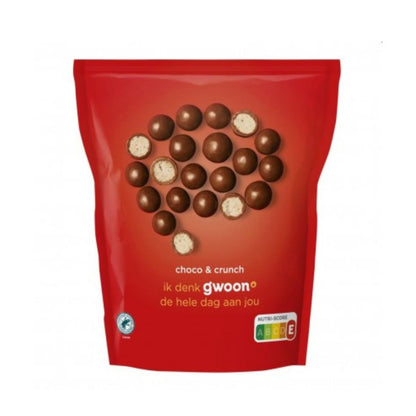 G'woon Choco & Crunch Crunchy Rice Balls Covered With Milk Chocolate 150GR / 10