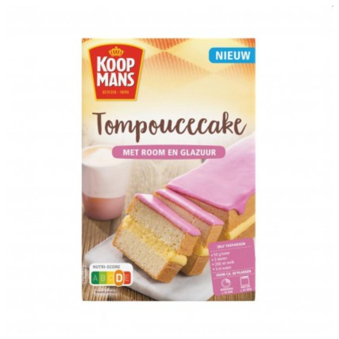 Koopmans Tompoucecake Met Room En Glazuur 6 x 350 Gr