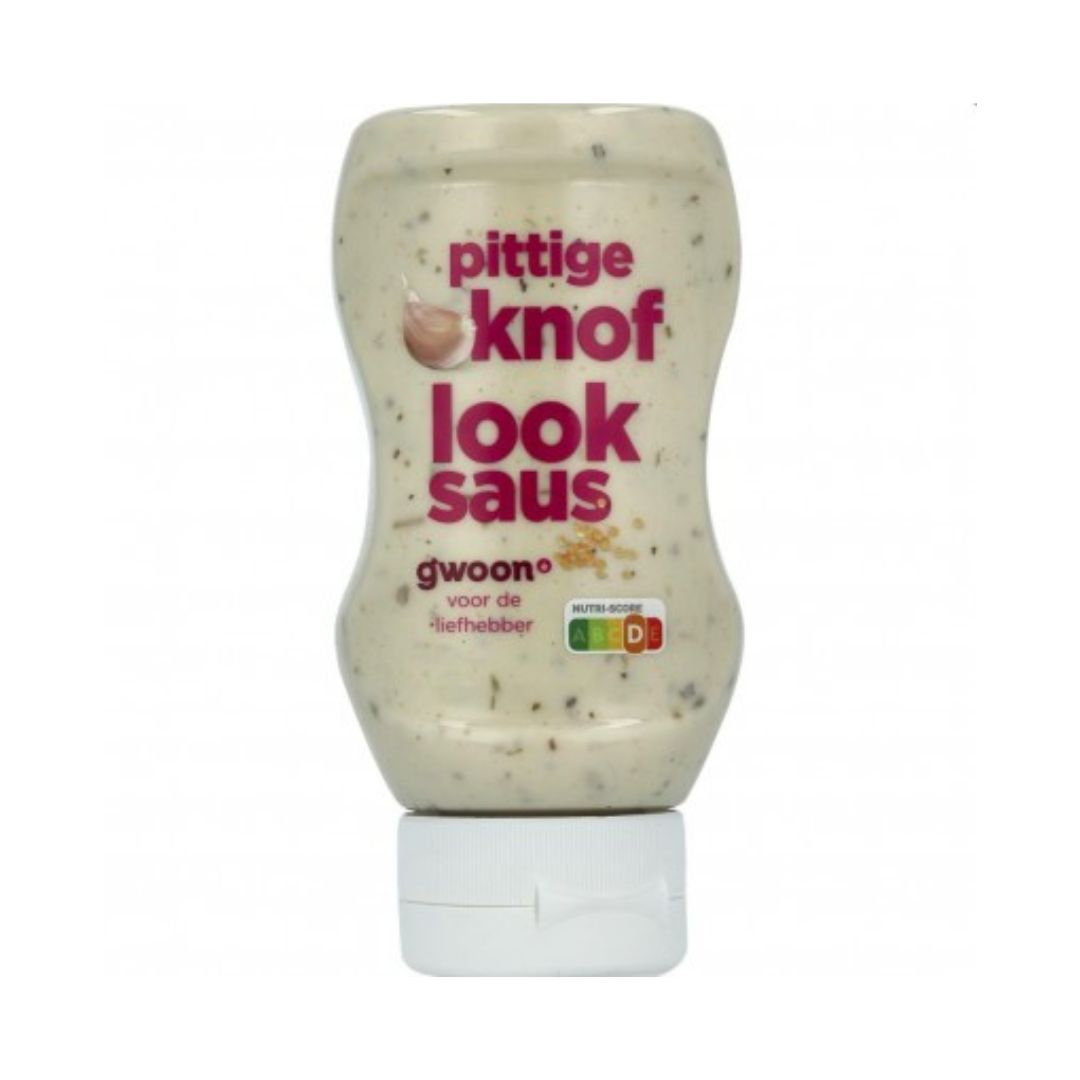 G'woon Pittige Knoflooksaus 6 x 300 Ml