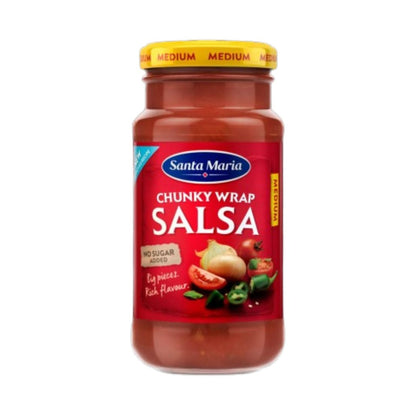 SANTA MARIA CHUNKY WRAP SALSA MEDIUM 220ML / 6