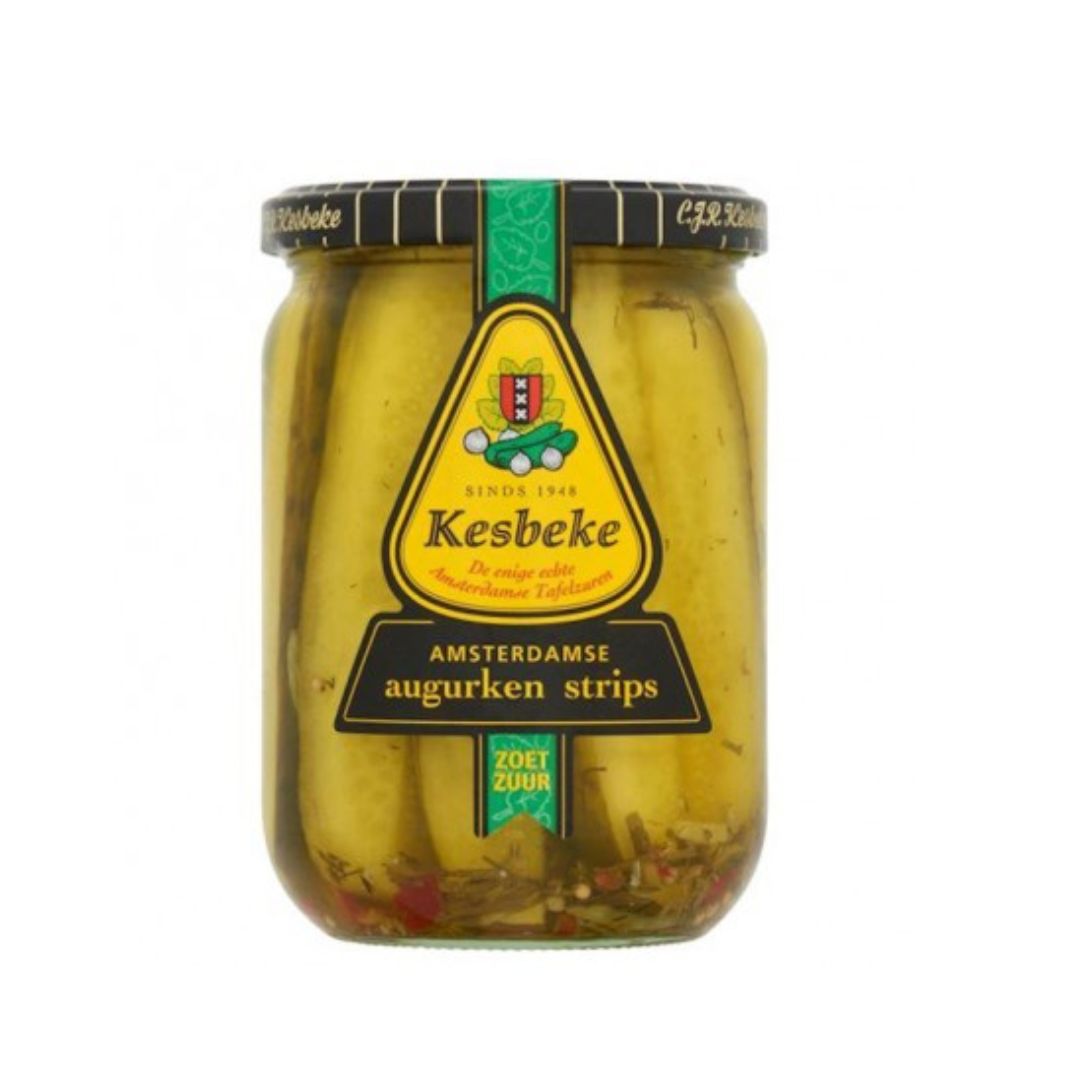 Kesbeke Pickle Strips 550ml