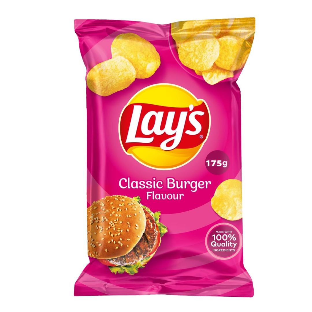 LAY'S CLASSIC BURGER 175GR / 18