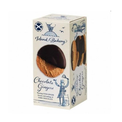 Island Bakery Bio Ginger Cookies Dark Chocolate 133 gr