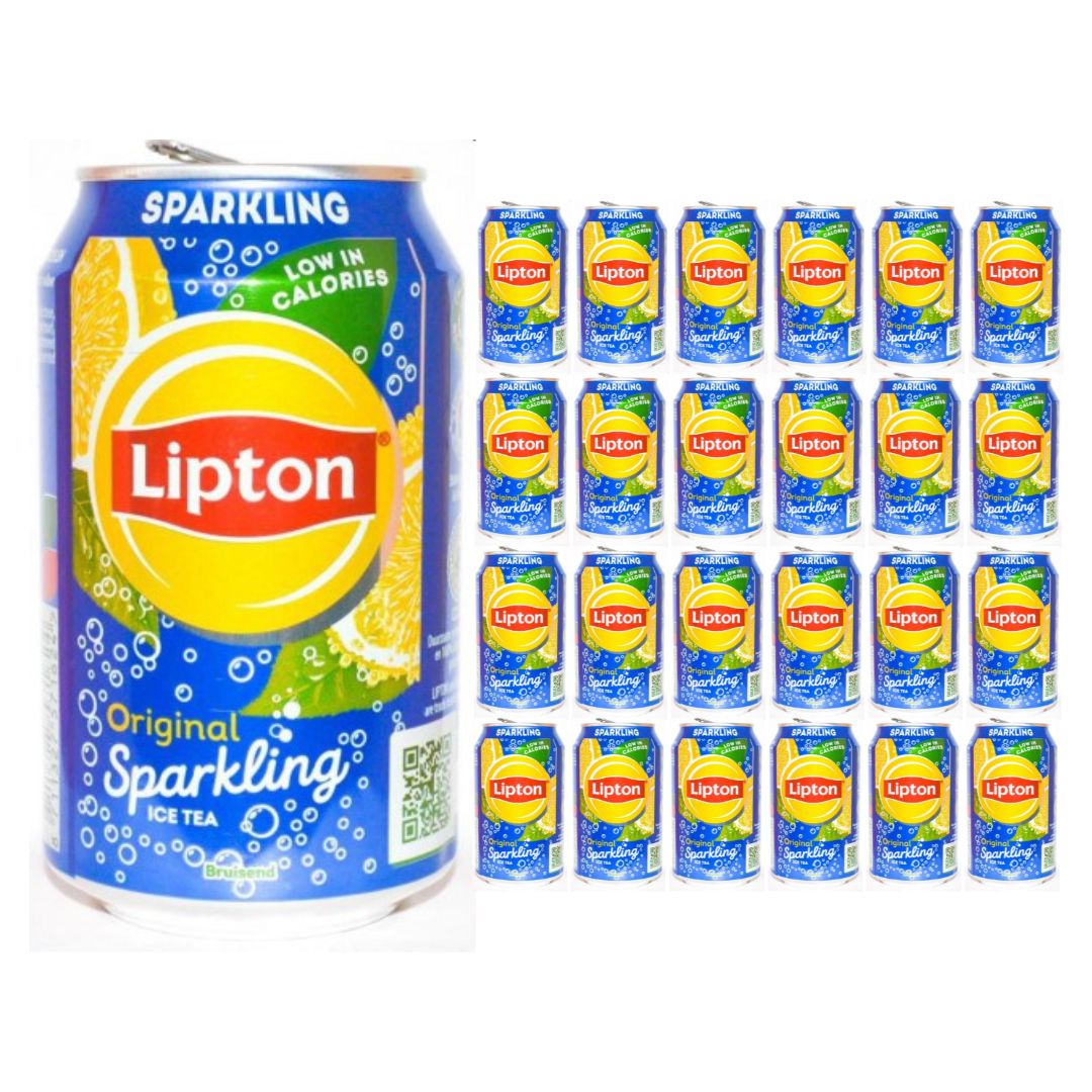 Lipton Sparkling Ice Tea Can 330ml / 24