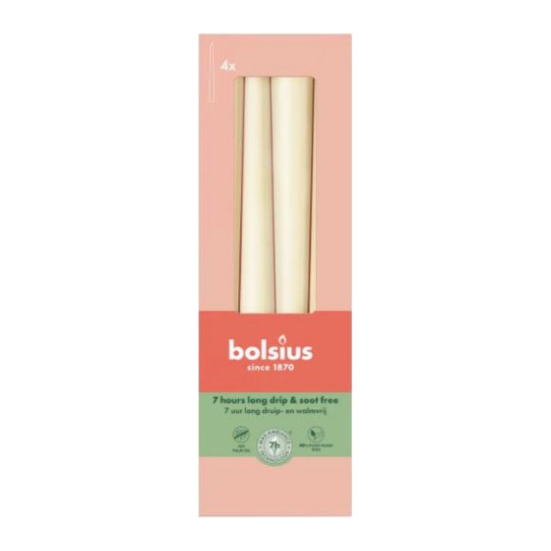Gothic Candles 245/24 Box 4 Soft Pearl