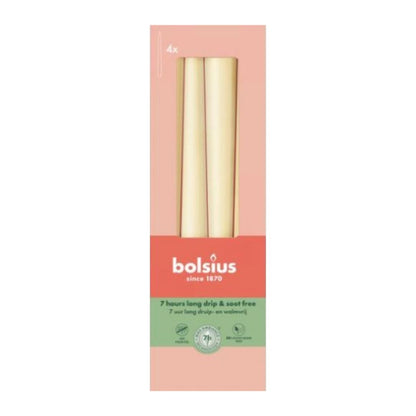 Gothic Candles 245/24 Box 4 Oat Beige