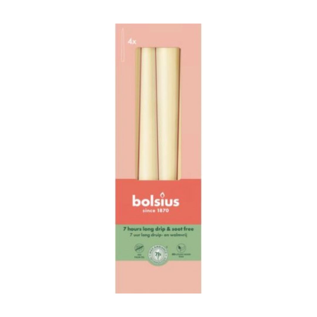 Gothic Candles 245/24 Box 4 Oat Beige
