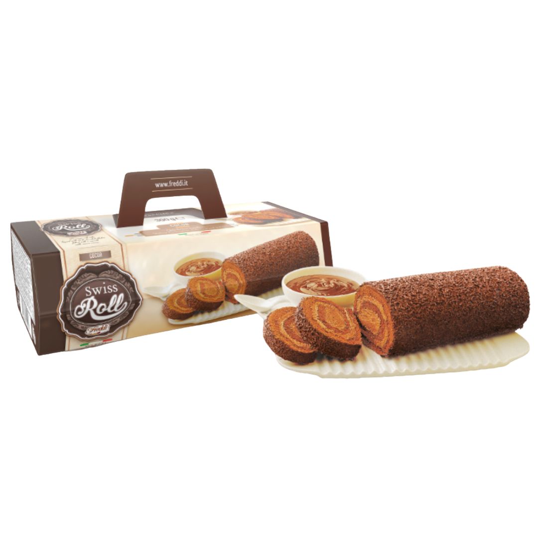 FREDDI SWISS ROLL COCOA 300gr / 8