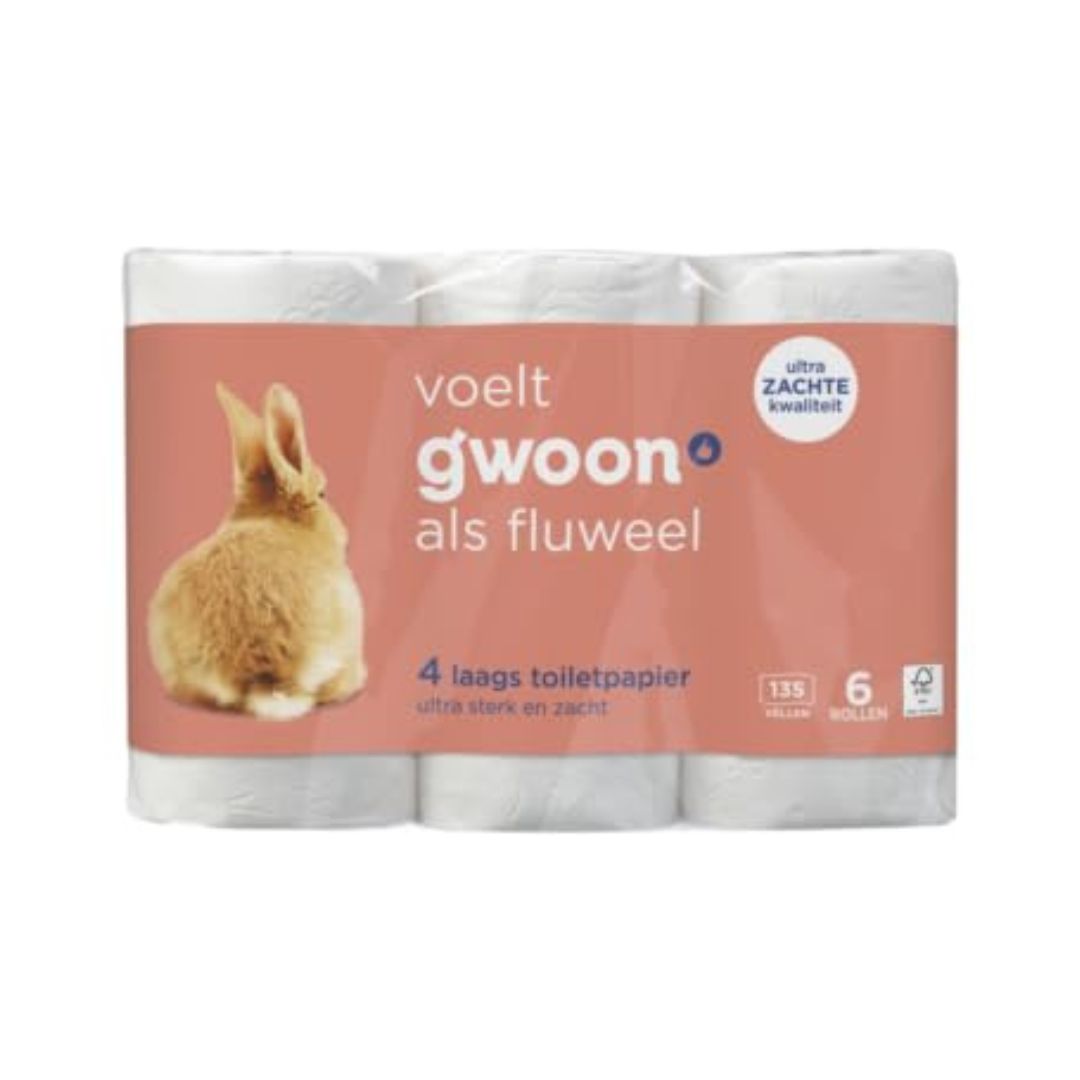 G'WOON TOILET PAPER 4 ROLLS 2