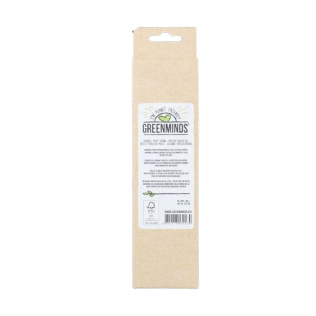 Greenminds Bio Paper Bending Straws 8 x 40 St