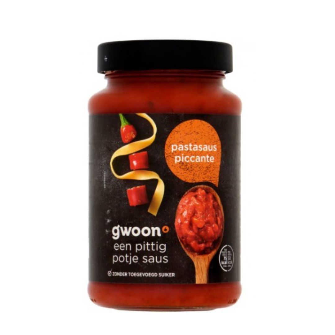 G'Woon Pastasauce, Spicy 490GR / 6