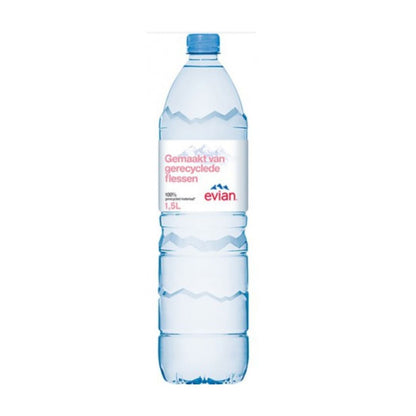 EVIAN MINERAALWATER FLES 1500ML / 6