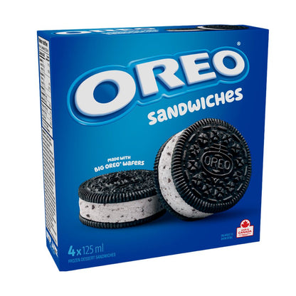 Oreo Frozen Dessert Sandwiches 4 x 125 ml