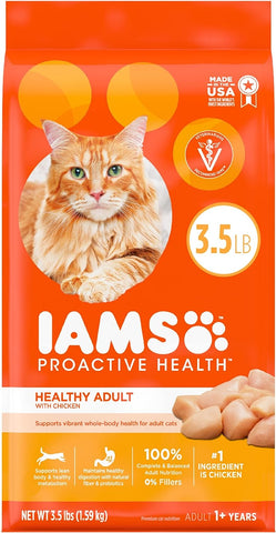 IAMS PROACTIVE HEALTH ADULT ORIGINAL CHICKEN 3.5LB /4