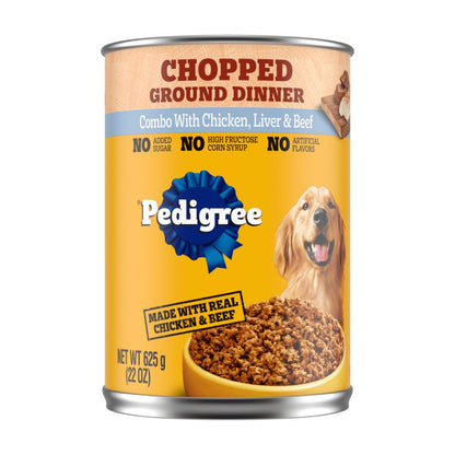 PED CHOPPED CHICKEN & BEEF COMBO 13.2OZ X 12PK