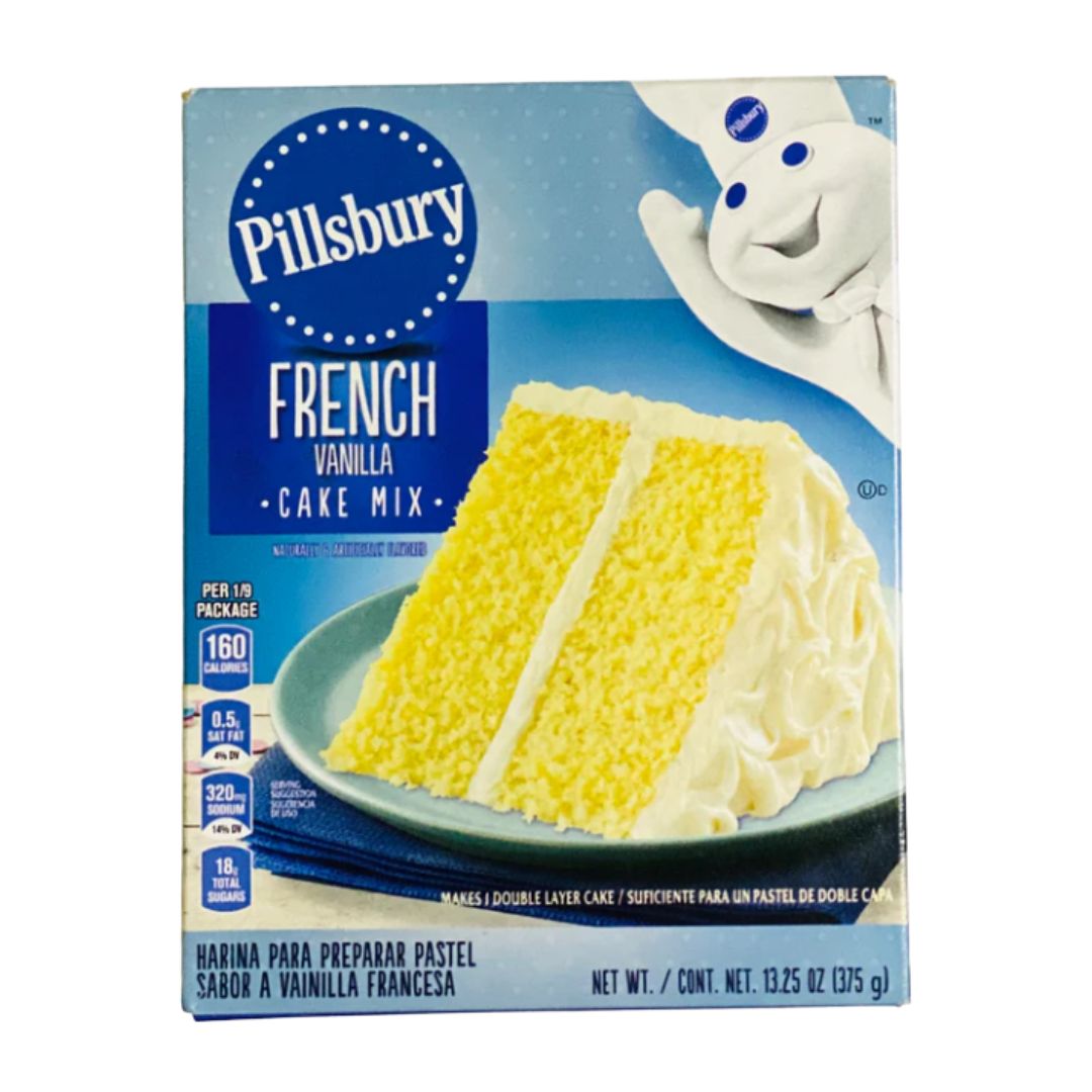 PILLSBURY FRENCH VANILLA CAKE MIX 13.25 / 12CS