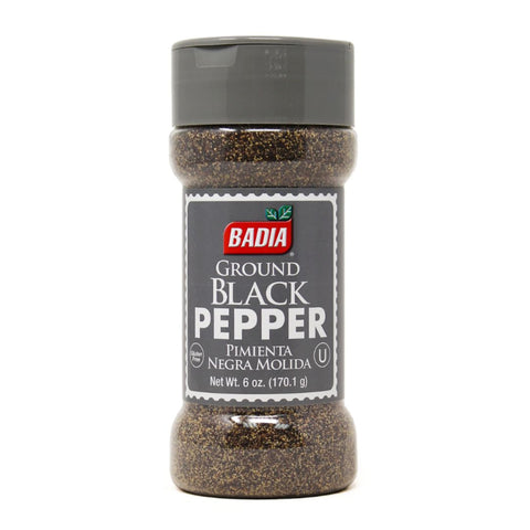 BADIA GROUND BLACK PEPPER  6OZ