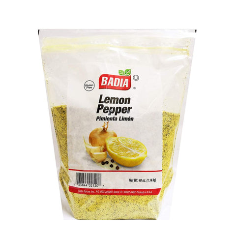 BADIA LEMON PEPPER 6 / 40 OZ