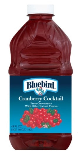 BLUEBIRD CRANBERRY JUICE PET 48OZ / 8